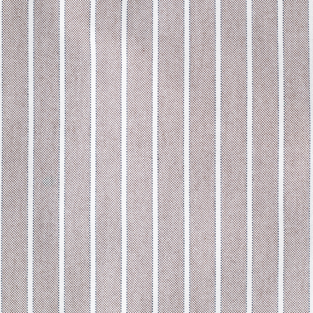 Wide Stripes Brown Cotton Casual Shirt - Camisa BUND