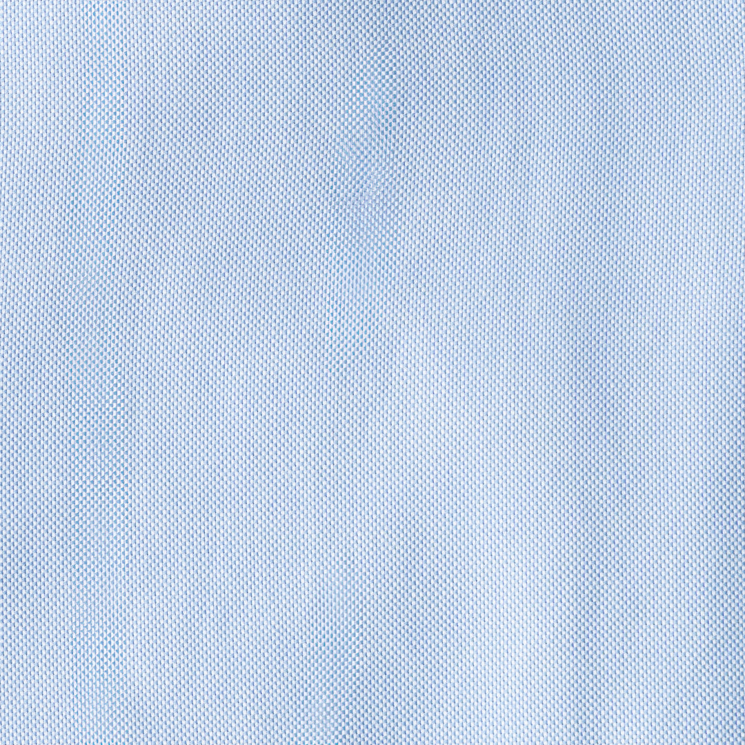 Oxford Blue Cotton Casual Shirt - Camisa BUND