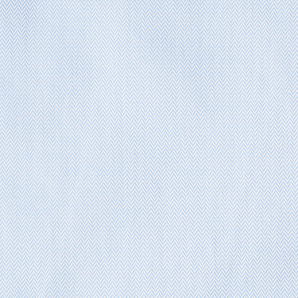 Herringbone Light Blue Cotton Business Shirt