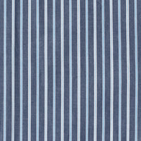 Stripes Blue Cotton Business Shirt - Camisa BUND