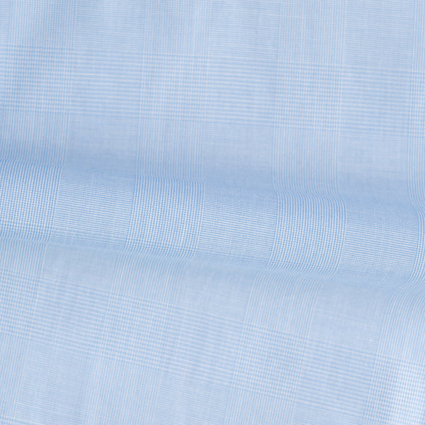 Wales Light Blue Cotton Business Shirt