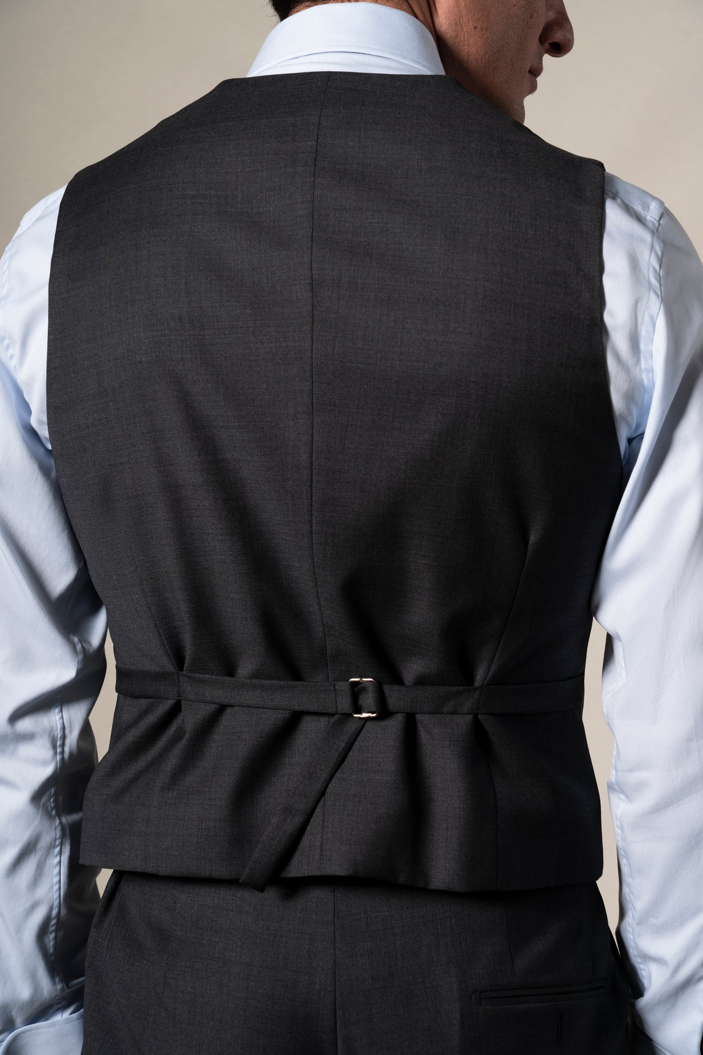 Middle Grey 3 Pieces Suit - Traje a medida BUND