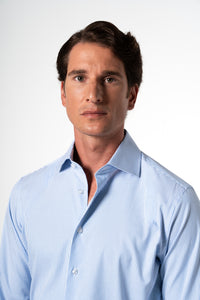 Stripes Blue Business Shirt