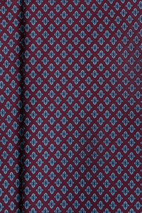 Corbata Roman Circus Burgundy de seda - BUND
