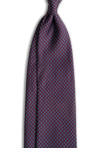 Corbata Roman Circus Burgundy de seda - BUND