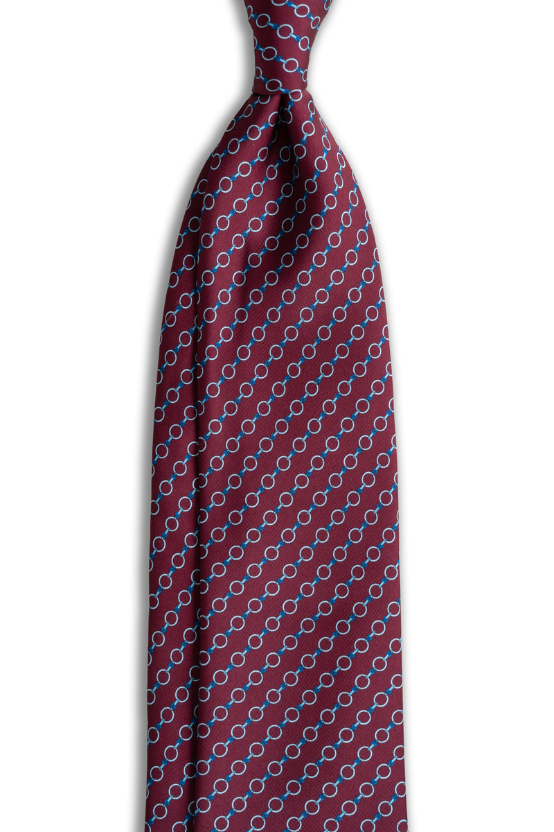 Burgundy Chain Tie