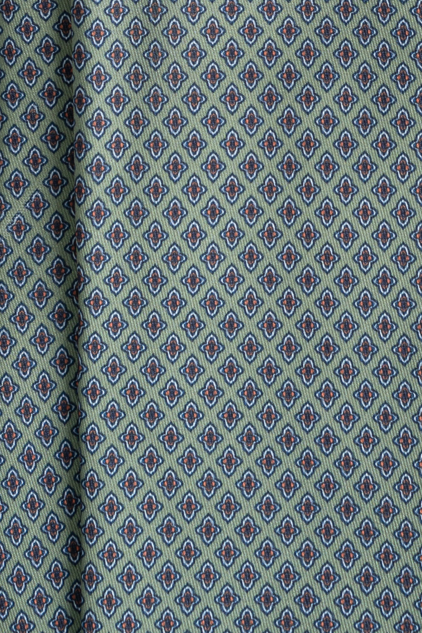 Corbata Roman Circus green de seda - BUND