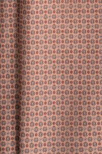 Corbata Microflowers Light Orange de seda - BUND