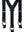 Navy Blue Microdot Suspenders