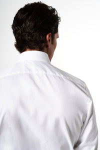 Plain Bambu White Business Shirt