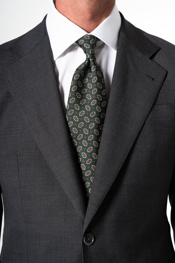 Plain Wool Stone Grey Suit