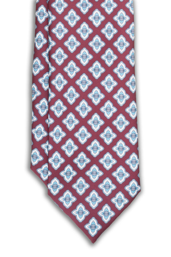 Corbata Florence Square Burgundy