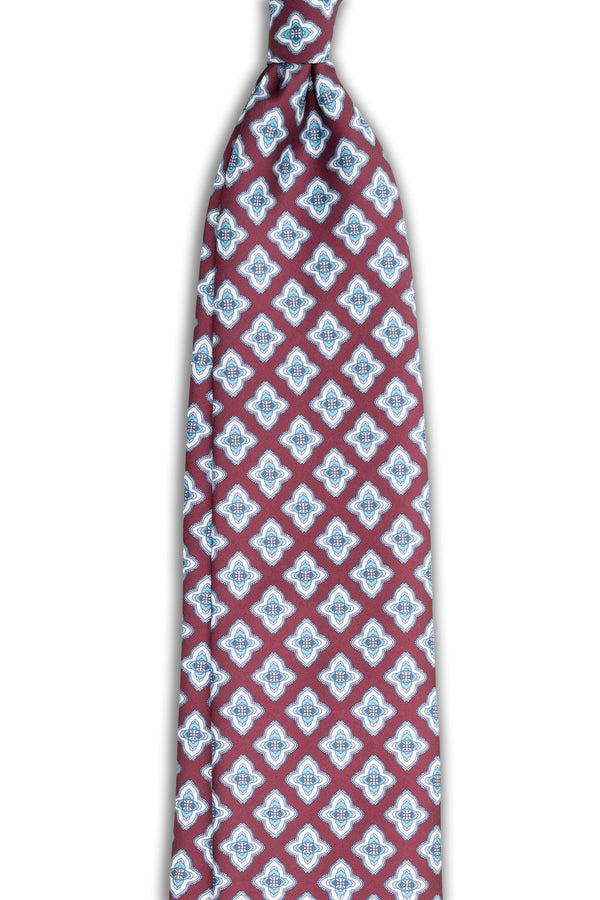 Corbata Florence Square Burgundy