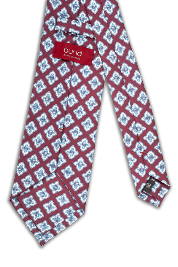 Corbata Florence Square Burgundy
