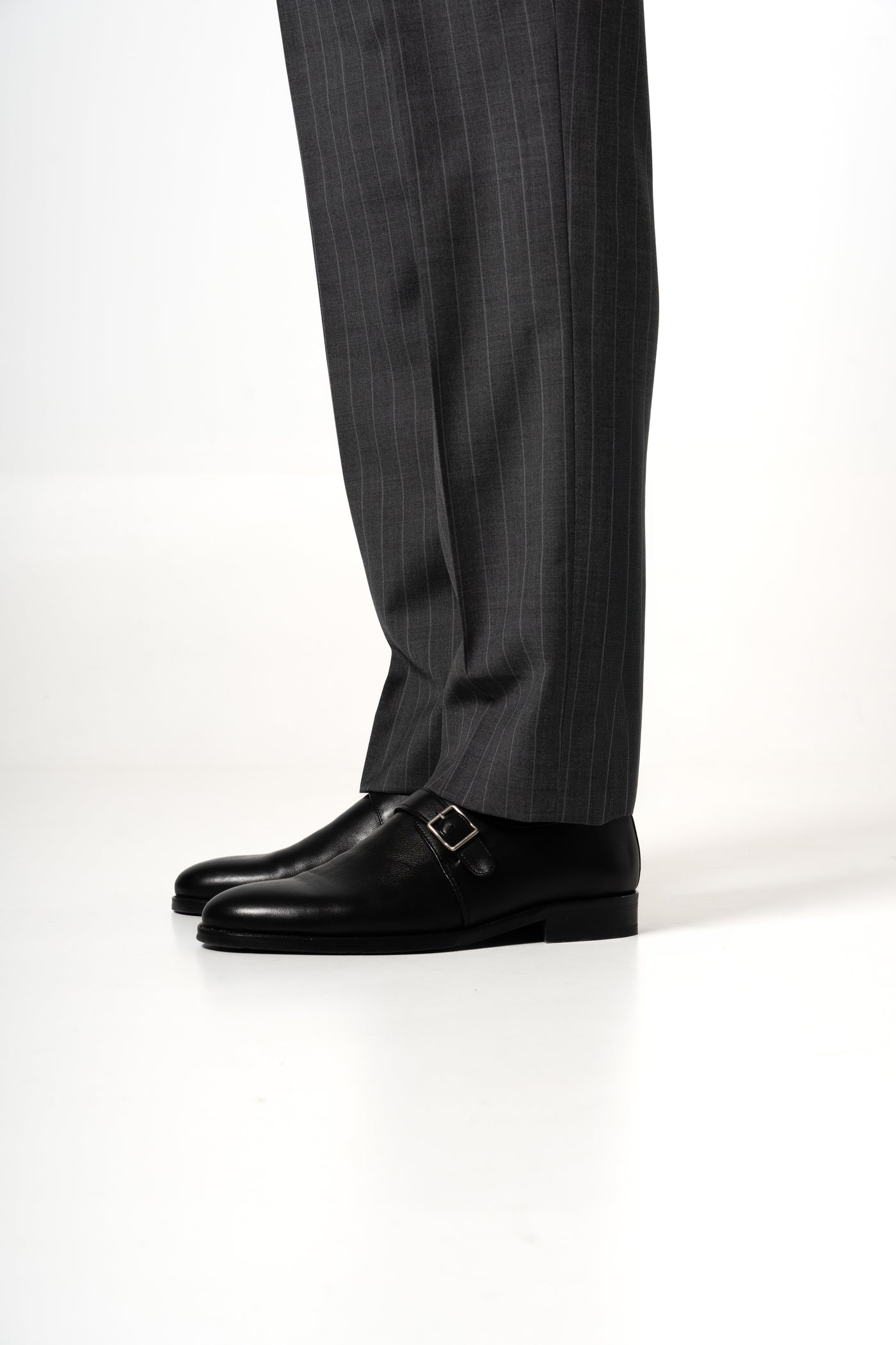 Stripes Wool Stone Grey Tailoring Pants