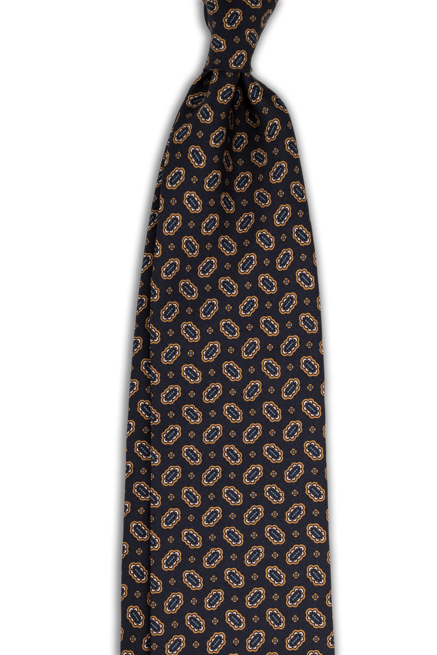 Corbata Gemas Azul Marino de seda - BUND