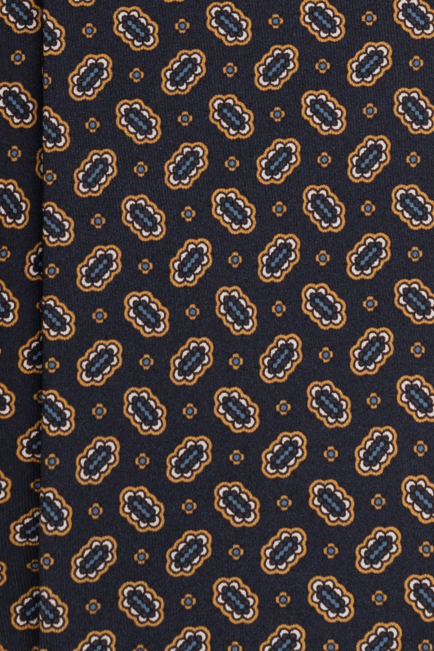 Corbata Gemas Azul Marino de seda - BUND