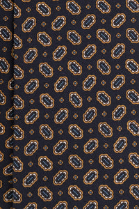 Corbata Gemas Azul Marino de seda - BUND