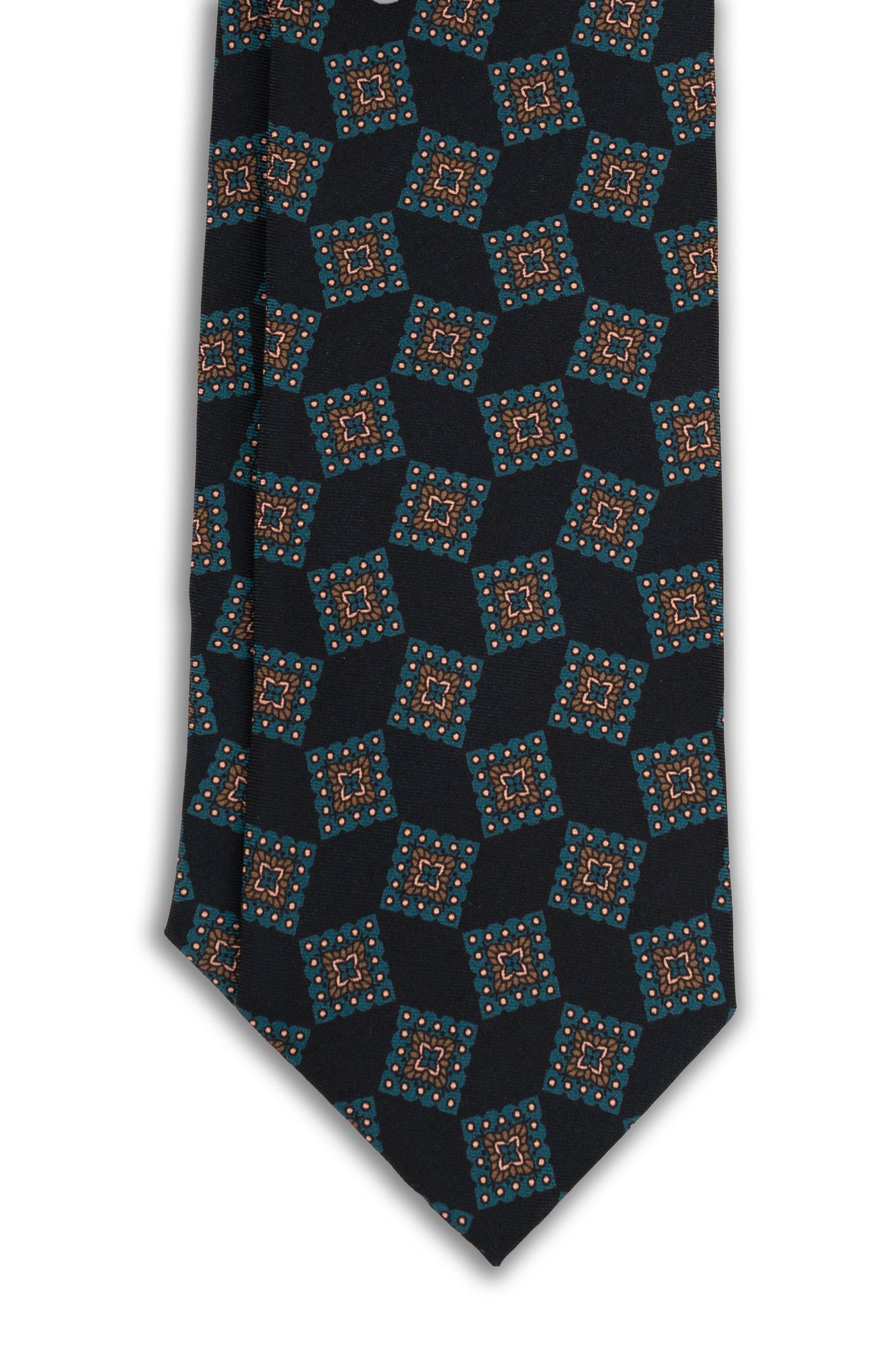 Corbata Geométrica Navy de seda - BUND