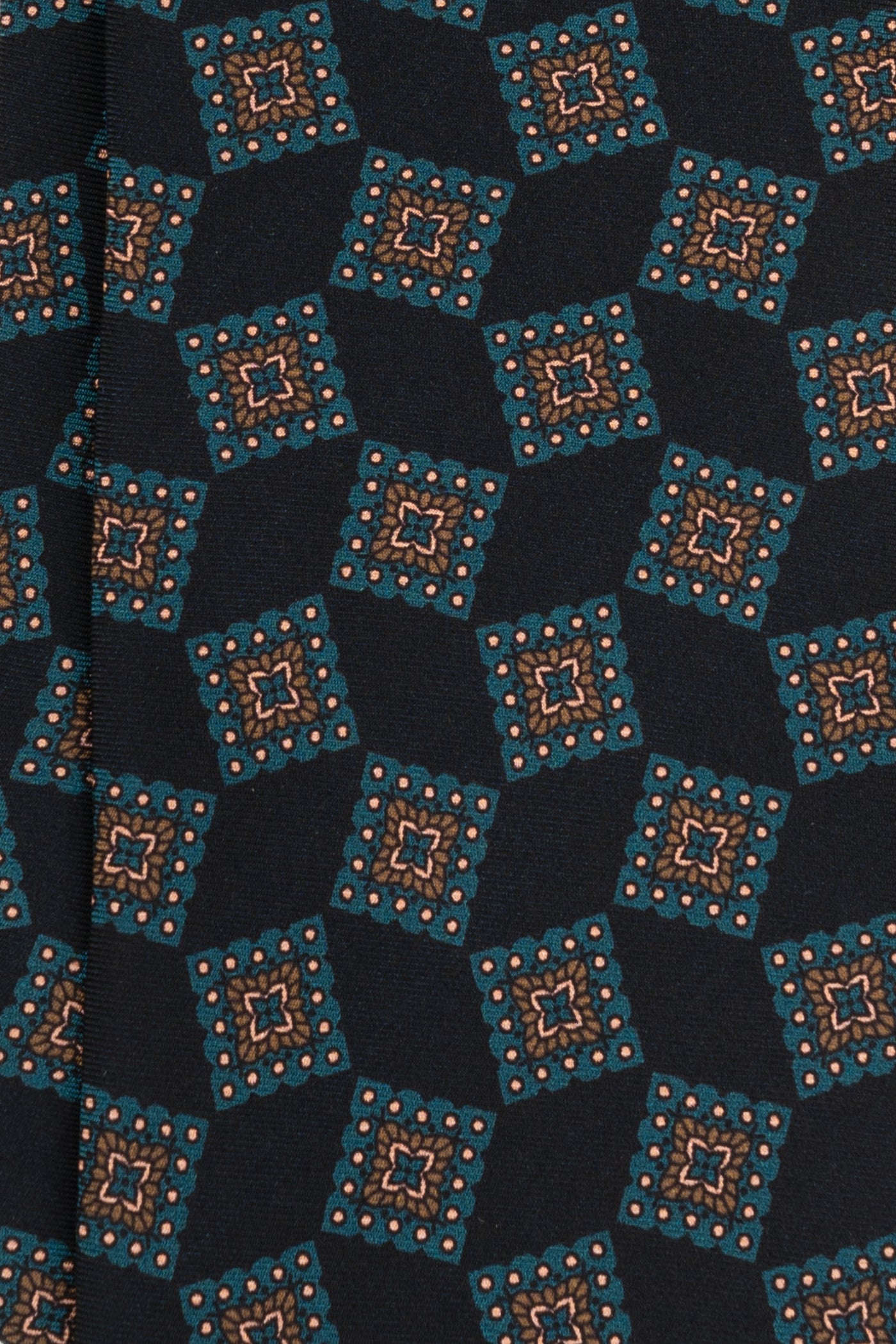 Corbata Geométrica Navy de seda - BUND