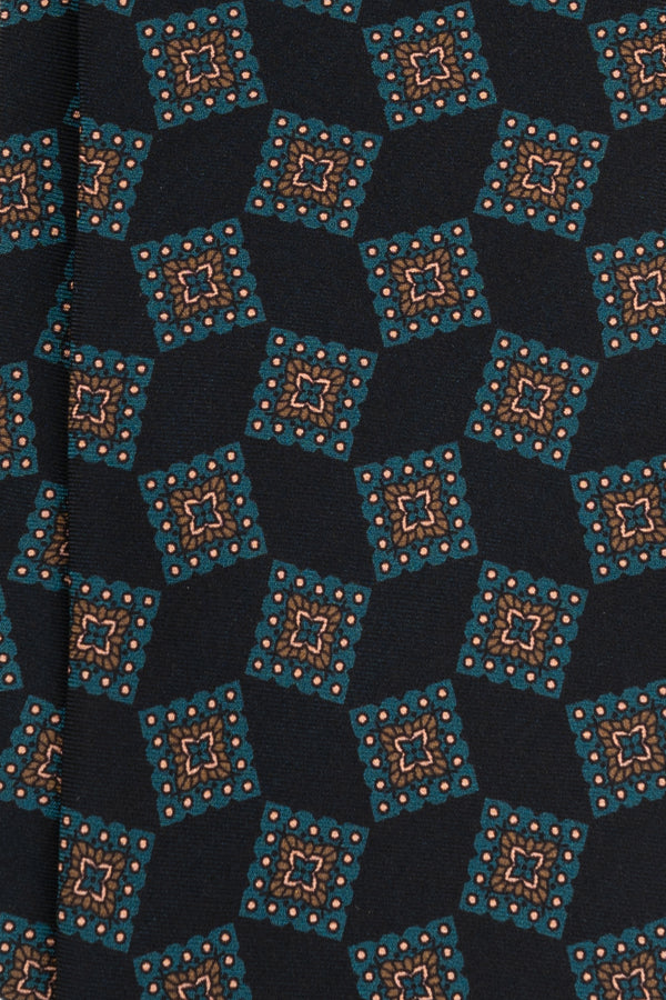 Corbata Geométrica Navy