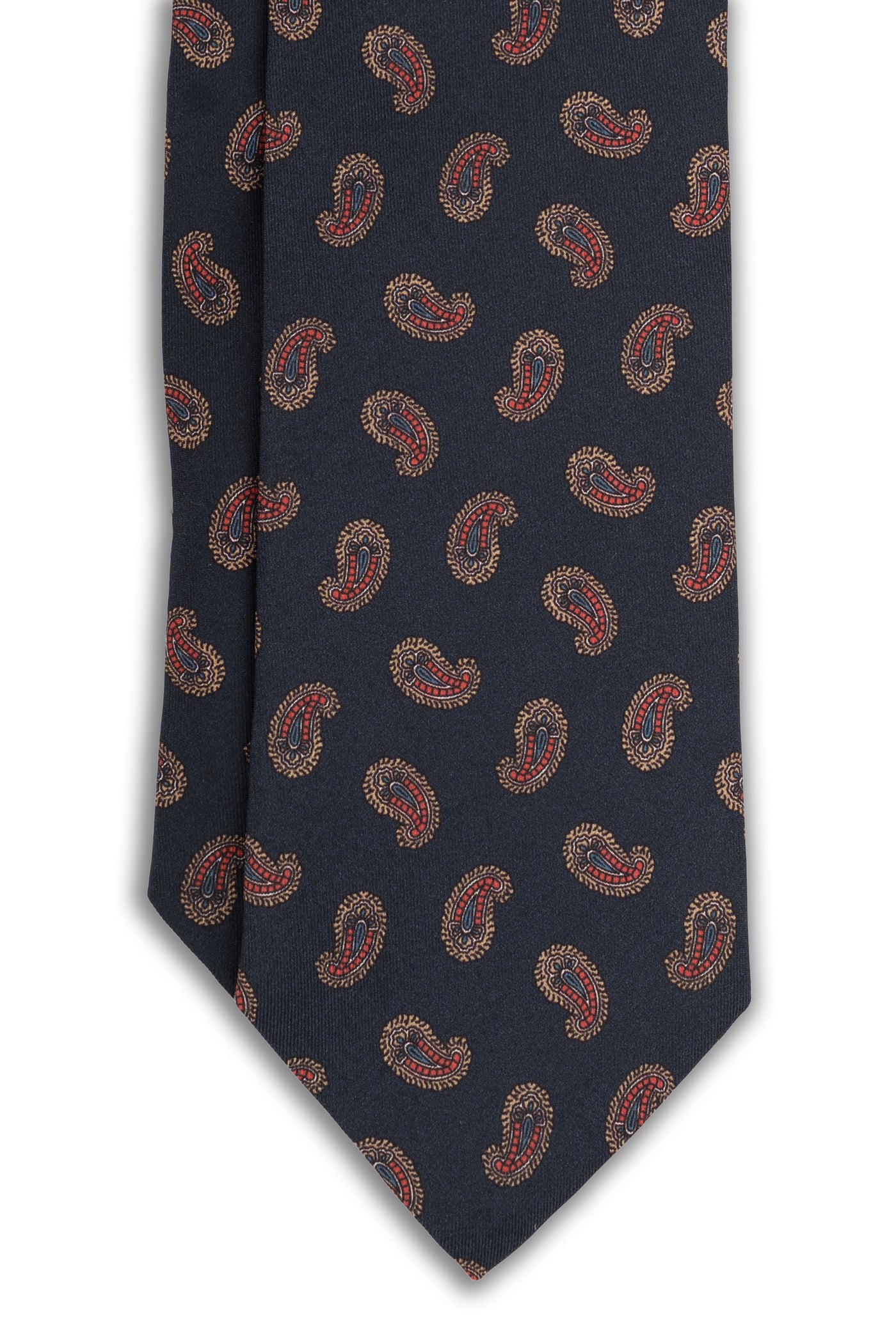 Corbata Amebas Azul Marino de seda - BUND