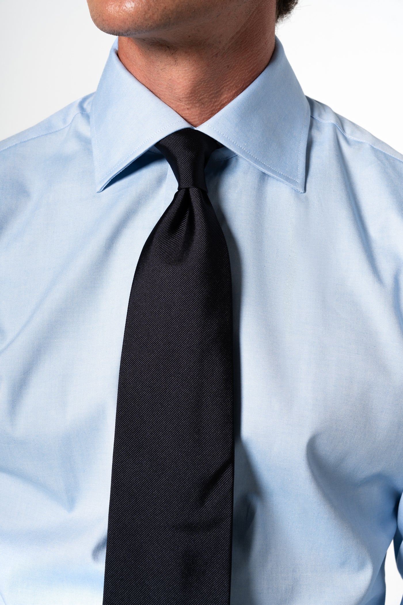 Plain Blue Business Shirt