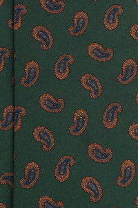 Corbata Amebas Verde de seda - BUND
