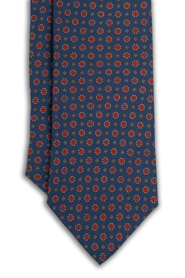 Green Microflowers Tie