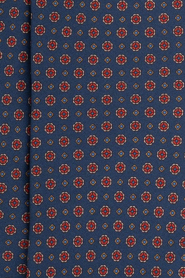 Green Microflowers Tie