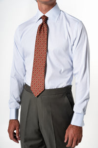 Stripes Light Blue Business Shirt