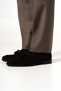 Plain Wool Vison Tailoring Pants