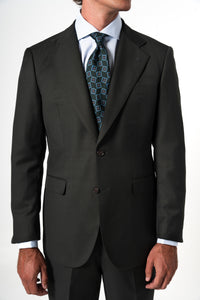 Plain Wool Dark Green Tailoring Jacket