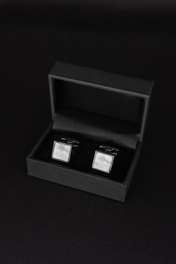 Square Mother of Pearl Cufflinks