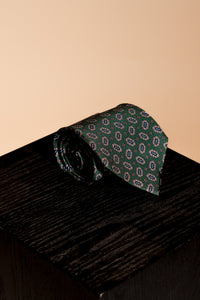 Corbata Gemas Green de seda - BUND