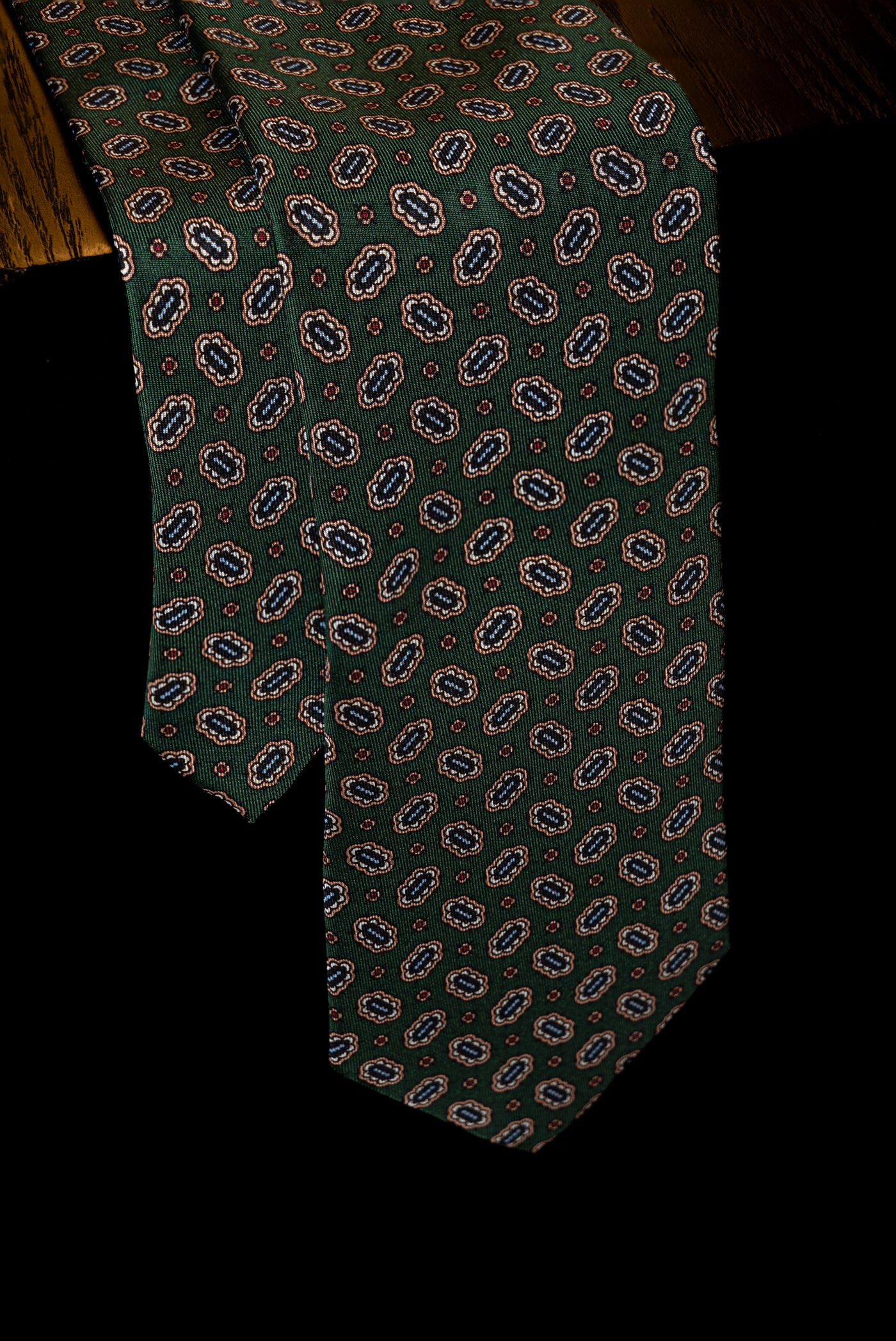 Corbata Gemas Green de seda - BUND