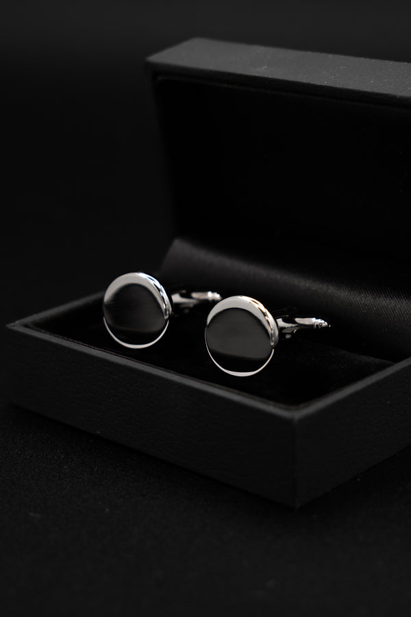Polished Steel Cufflinks