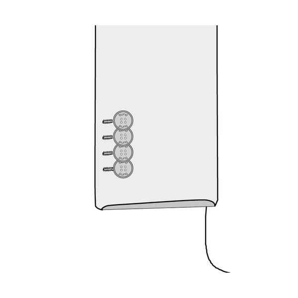 Four kissing buttons