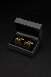 Gemelos Cuadrados Classic Gold - BUND