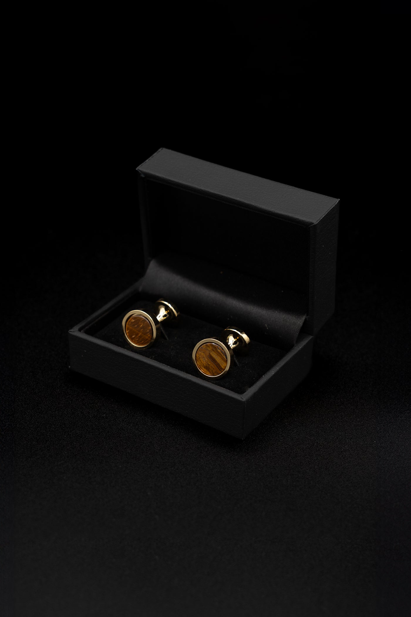 Gemelos Gold-Plated Tiger Eye - BUND