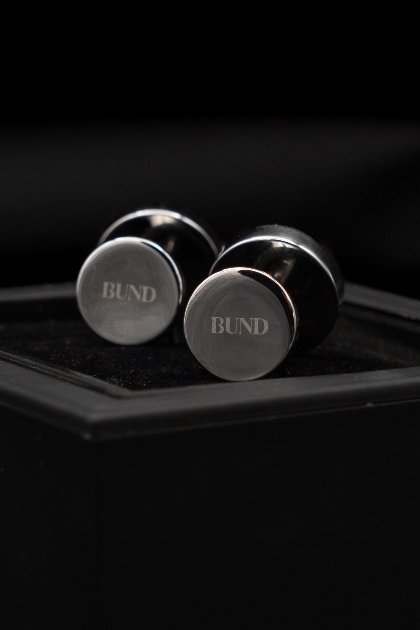 Gemelos Silver-Plated Black Onyx - BUND