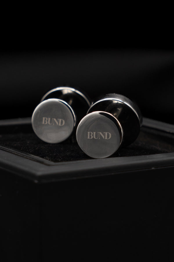 Gemelos Silver-Plated Black Onyx