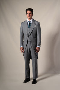 Classic Light Grey Morning Suit - Chaqué BUND