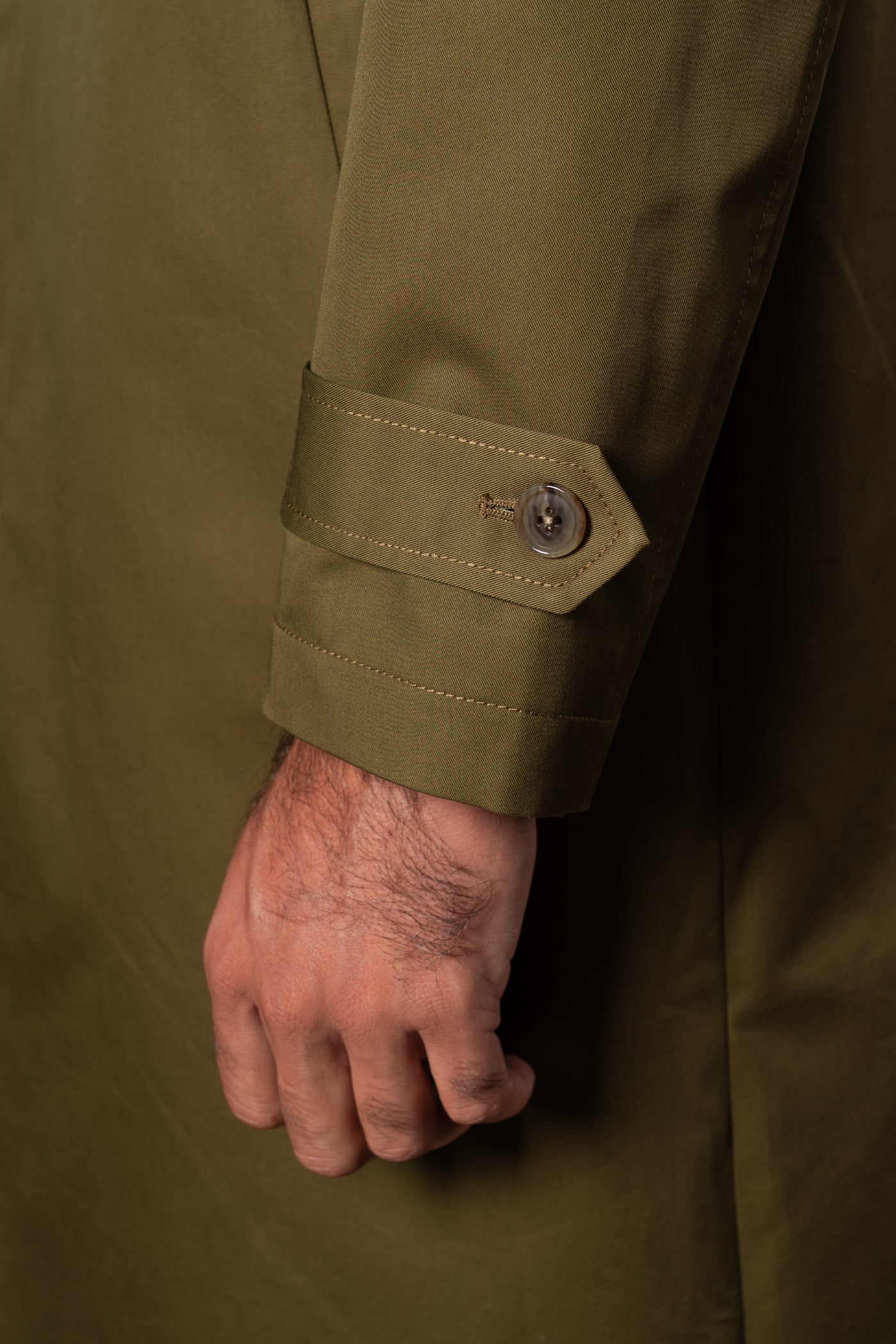 Green Western Rain Coat - Abrigo a medida BUND