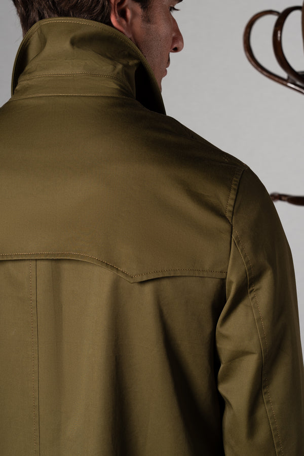 Green Western Rain Coat