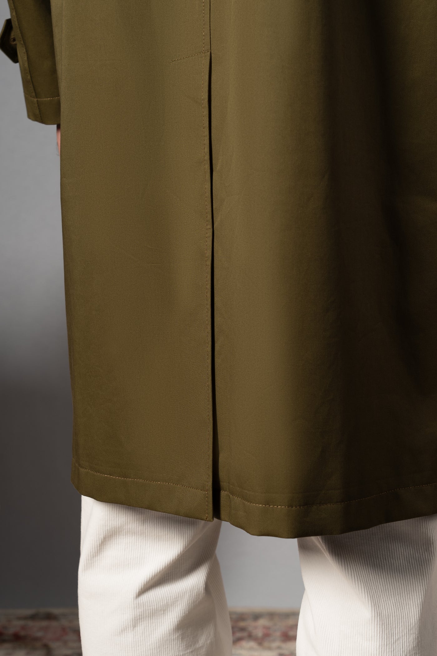 Green Western Rain Coat - Abrigo a medida BUND