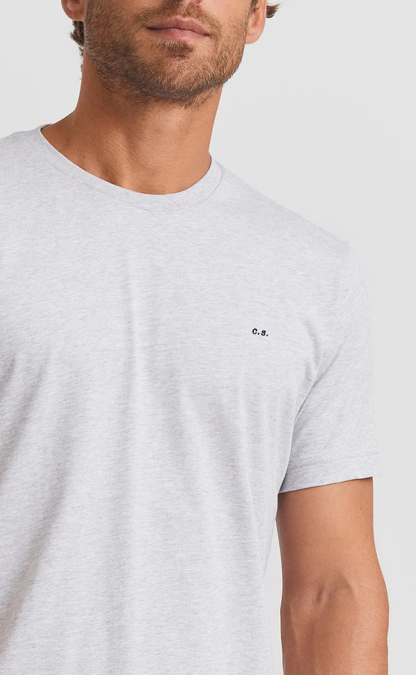 Light Grey O-neck Cotton T-Shirt (Son of a Tailor)