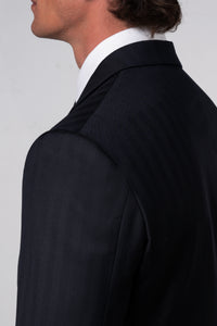 Herringbone Dark Navy Suit - Traje a medida BUND