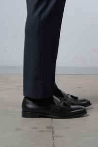Herringbone Dark Navy Suit - Traje a medida BUND