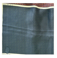 Mid Flowers 3 fold-tie - Navy Blue
